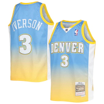 gold denver nuggets 2006 07 hardwood classics fadeaway swin-319